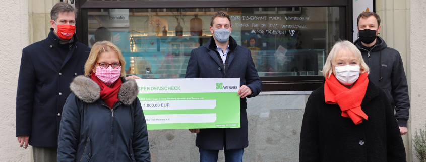 „WISAG Kultur Kugel“ erbringt 2.000 € für guten Zweck