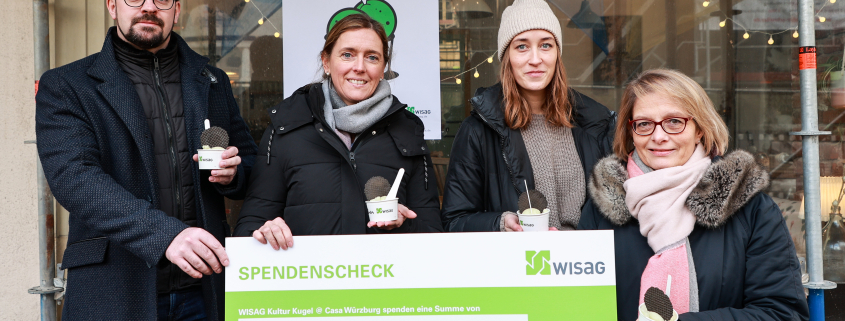 „WISAG Kultur Kugel“ erbringt 2.000 € für guten Zweck